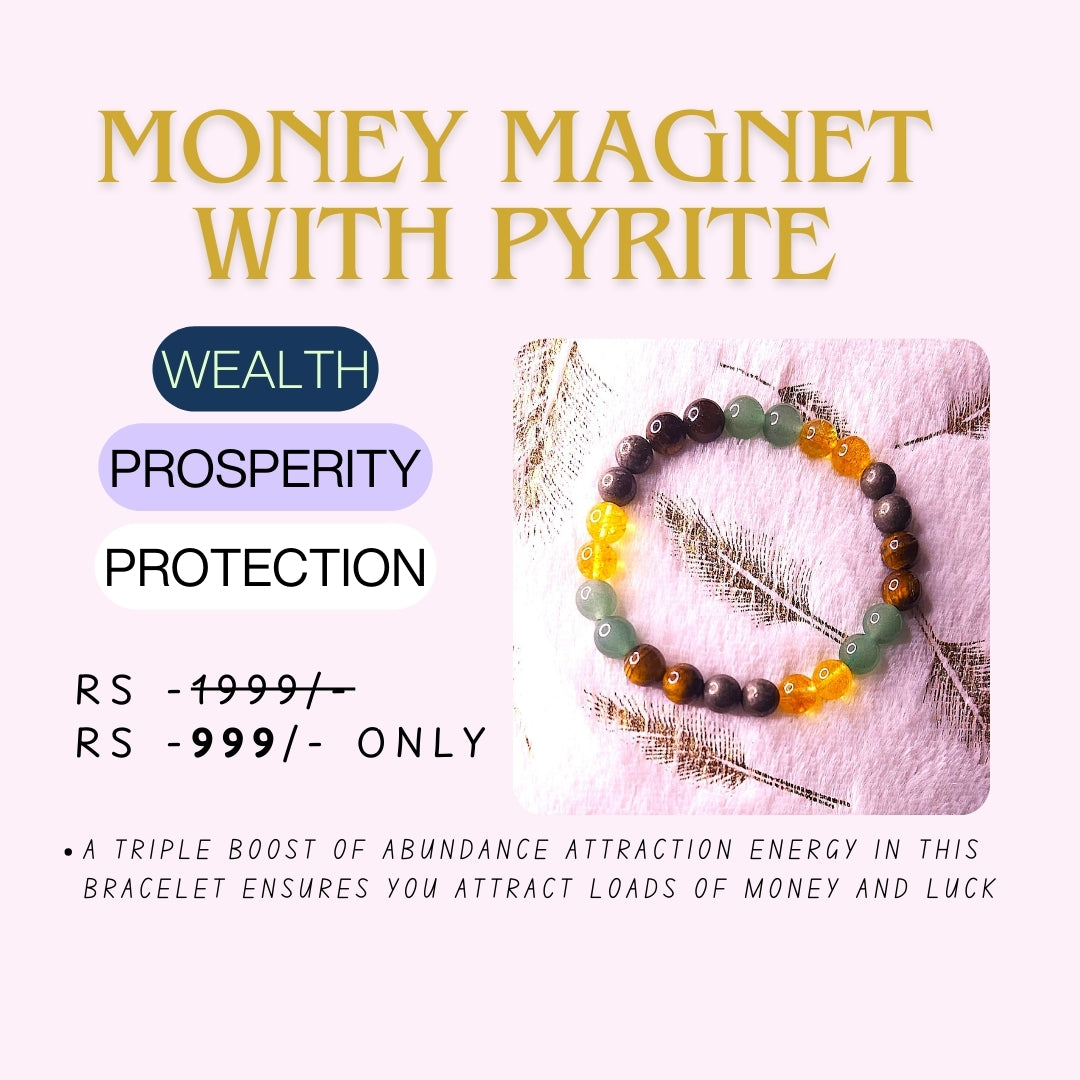Money Magnet with Pyrite Bracelet