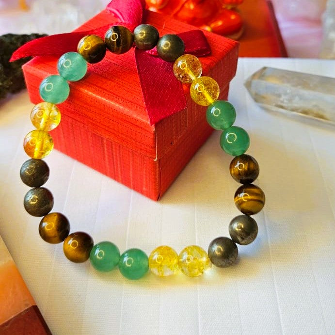 Money Magnet with Pyrite Bracelet